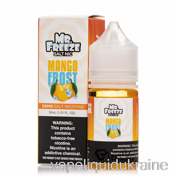 Vape Liquid Ukraine Mango Frost - Mr Freeze Salts - 30mL 50mg